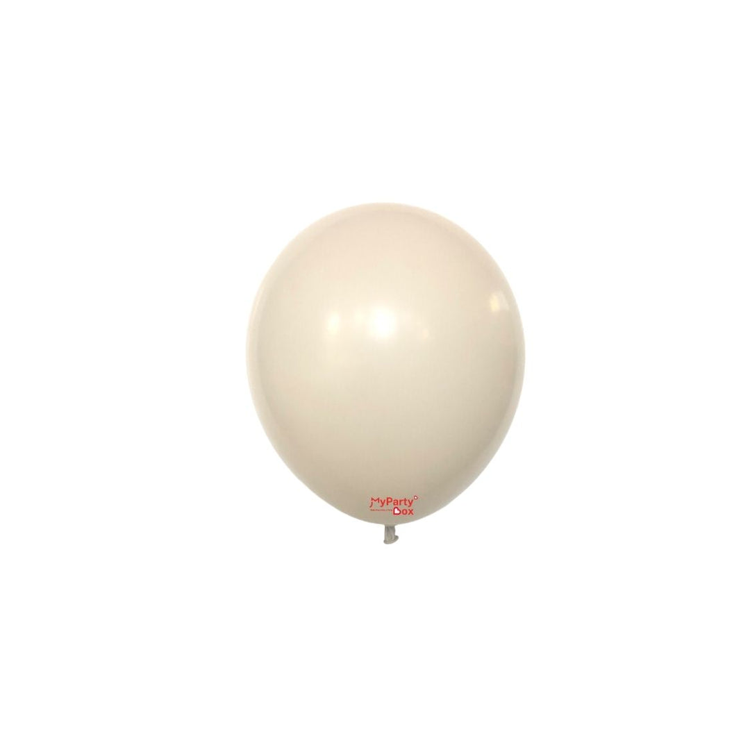 Sempertex White Sand latex Balloon Mini Size 5"(12cm)