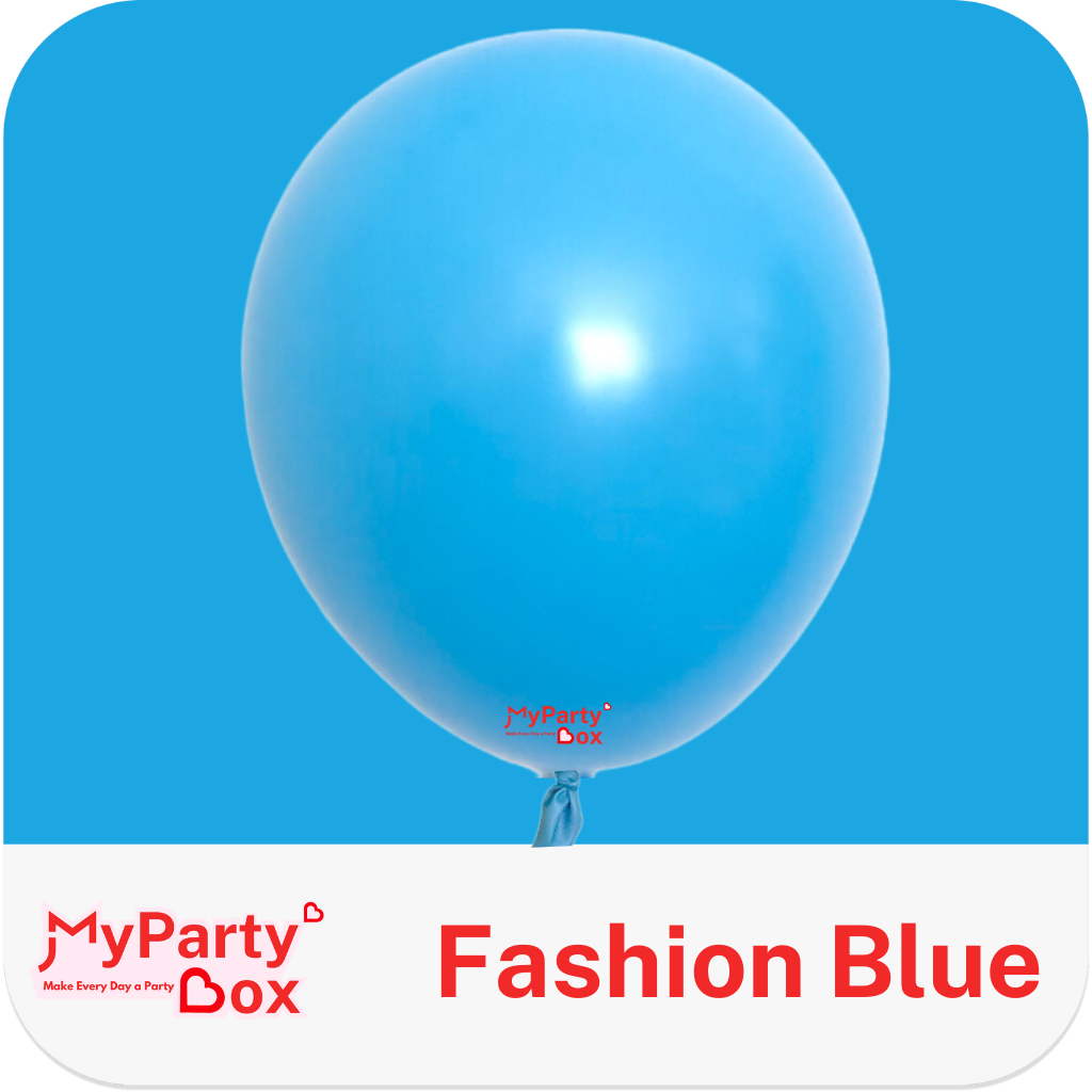Sempertex Fashion Blue Latex Balloon Color Chart