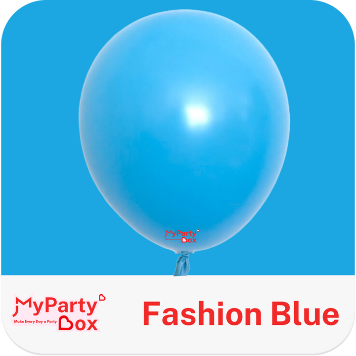 Sempertex Fashion Blue Latex Balloon Color Chart