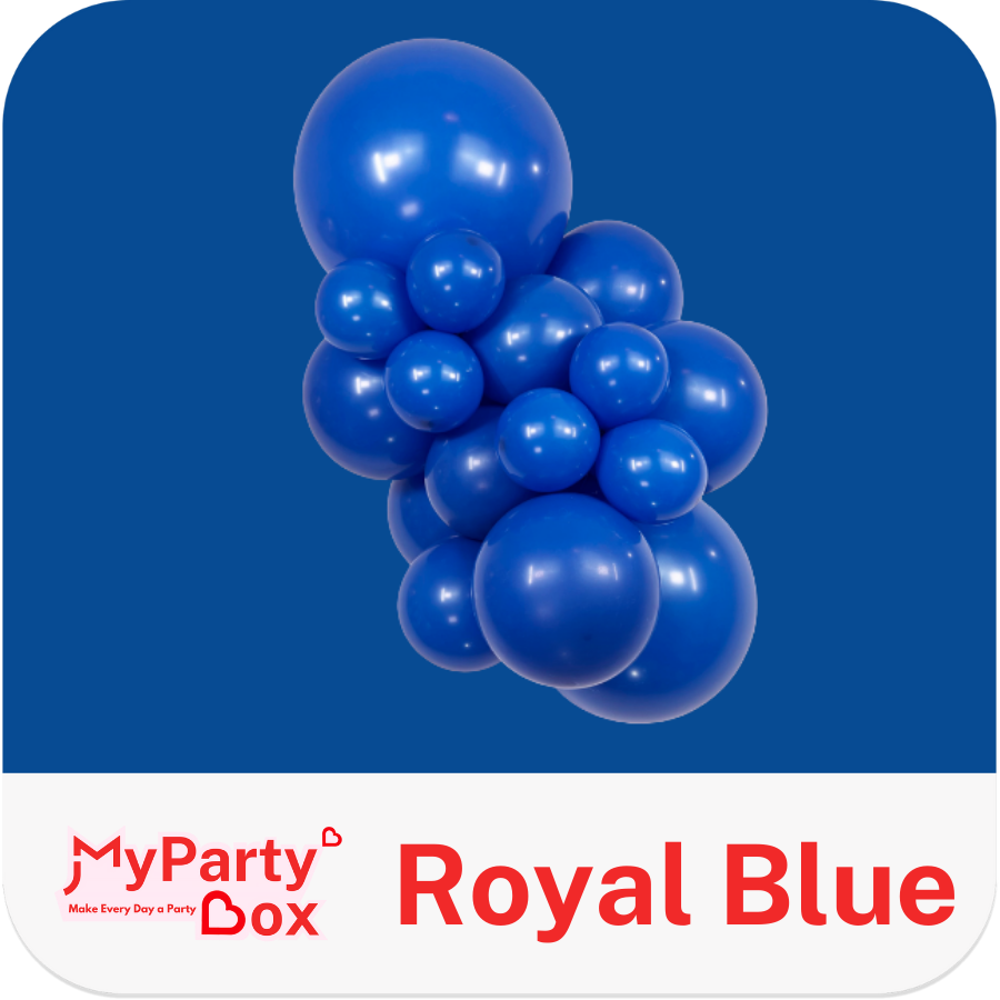 Sempertex Royal Blue Latex Balloon Cluster