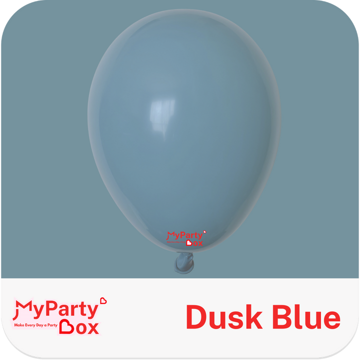 Sempertex Pastel Dusk Blue Latex Balloon Color Chart