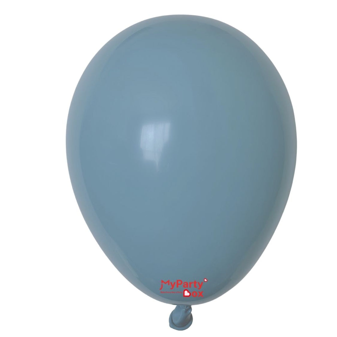 Sempertex Pastel Dusk Blue Latex Balloon Large Size 18"(45cm)