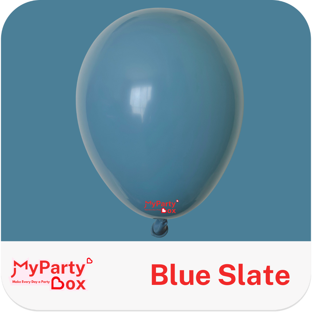 Tuftex Blue Slate Latex Balloon Color Chart