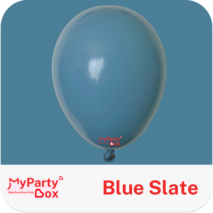 Tuftex Blue Slate Latex Balloon Color Chart