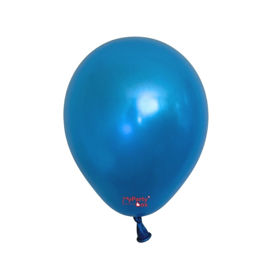 Sempertex Metallic Blue Latex Balloon Regular Size 12" (30cm)