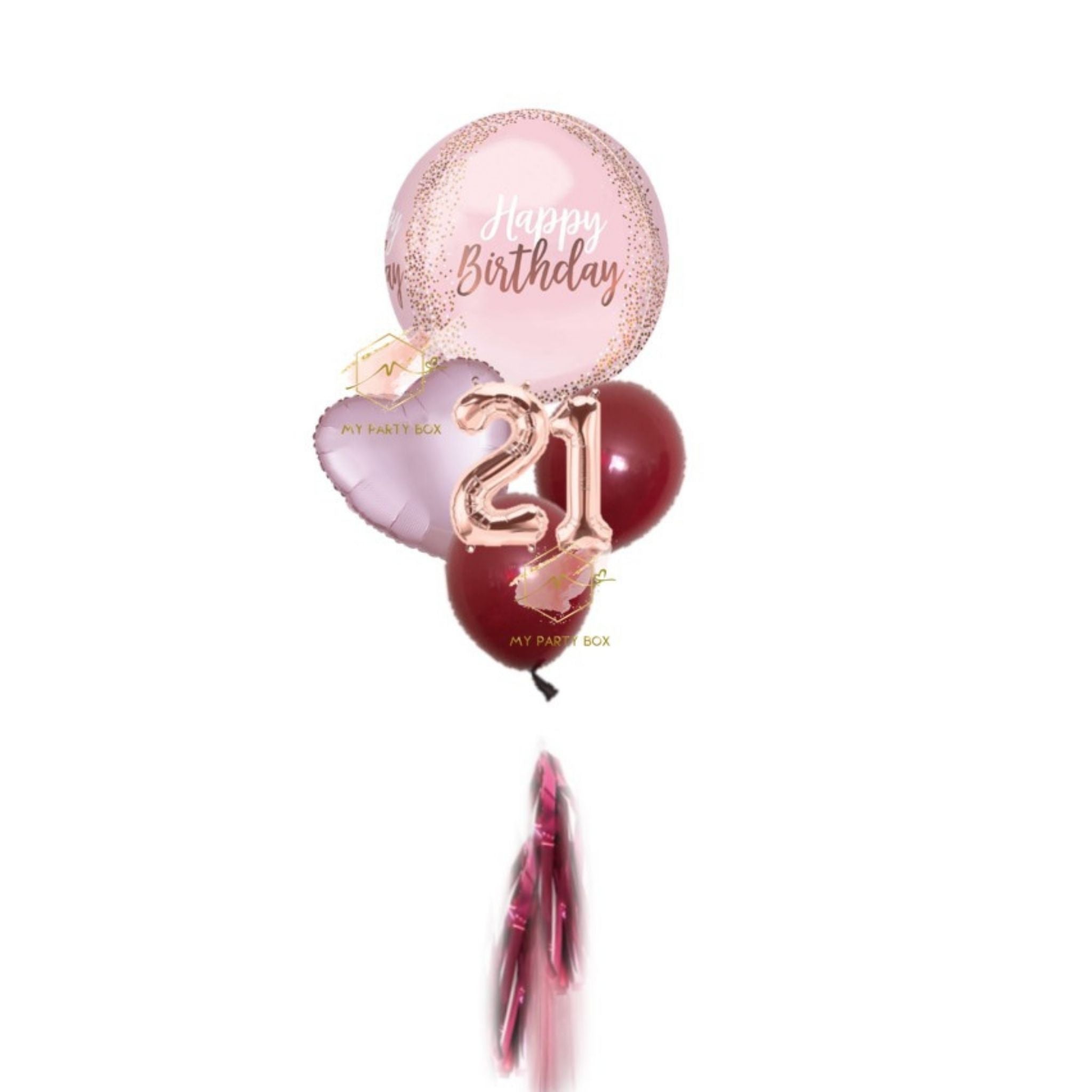 My Party Box Small Number Balloon Bouquet