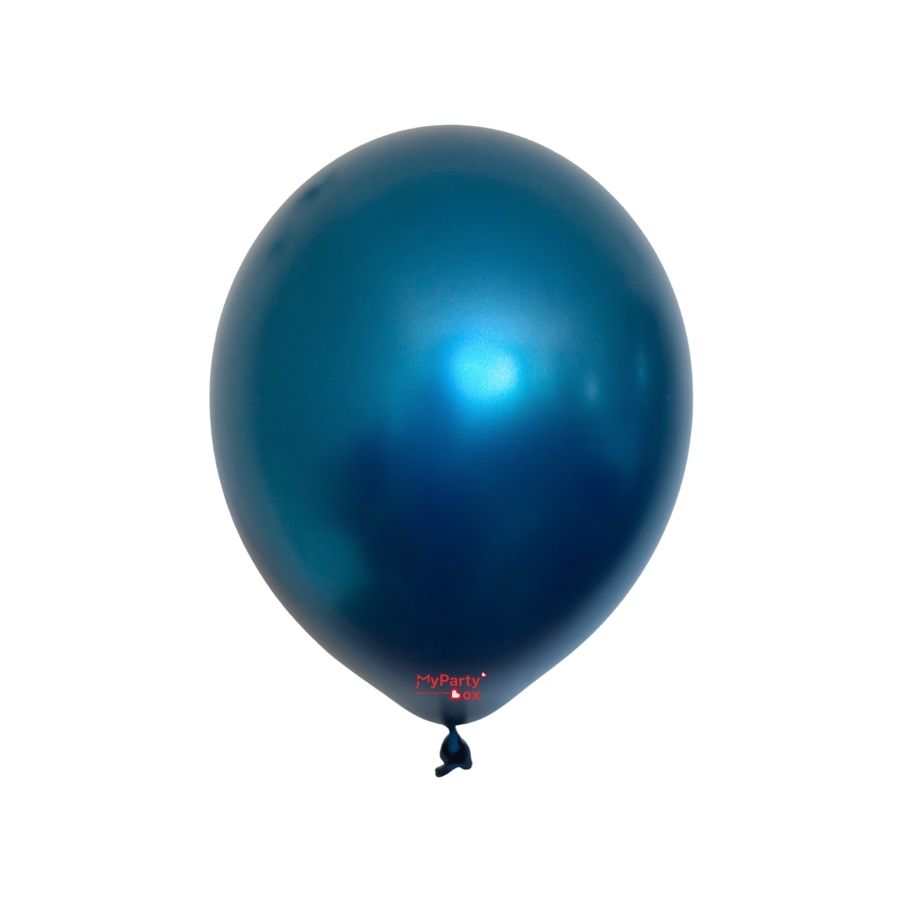 Sempertex Metallic Midnight Blue Latex Balloon Regular Size 12"(30cm)