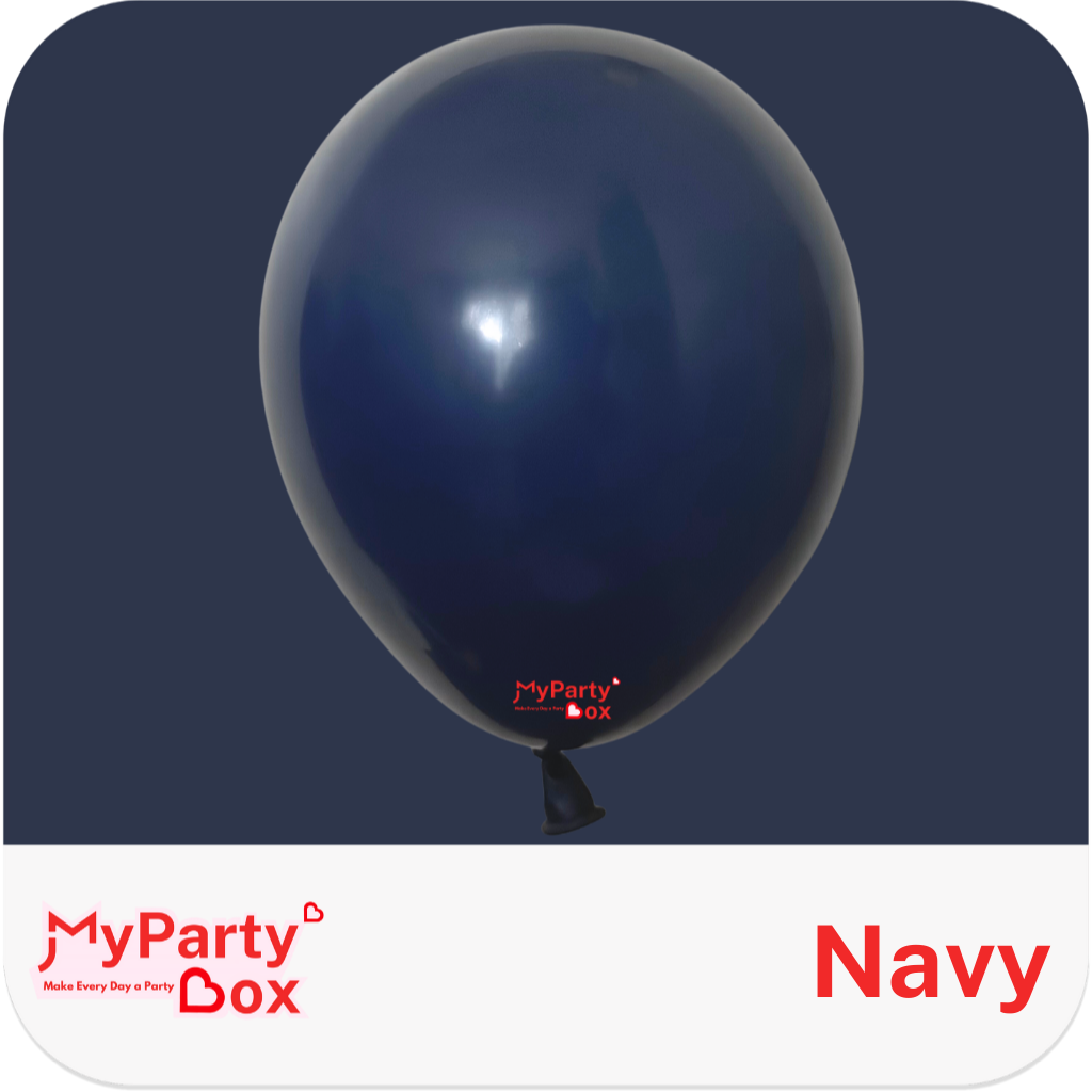Sempertex Navy Latex Balloon Color Chart