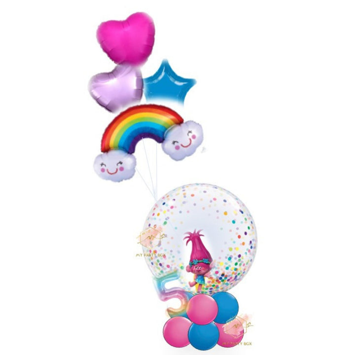 My Party Box Troll Balloon Bouquet