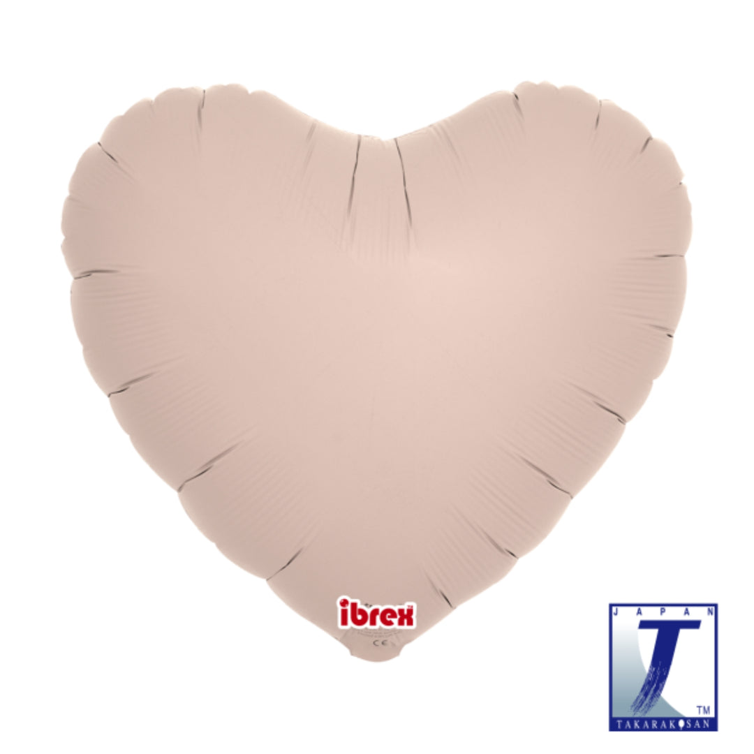Shell Pink Heart Foil Balloon (Unpackaged)