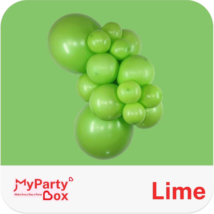 Semerptex Lime Latex Balloon Cluster