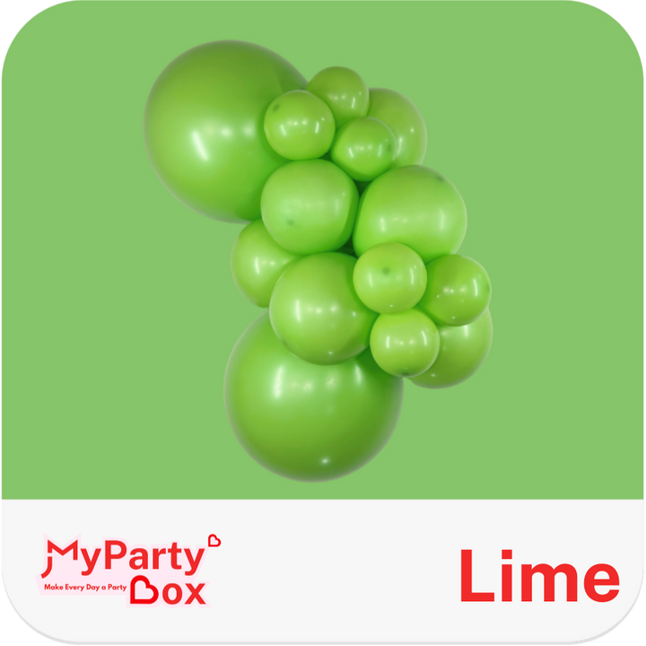 Semerptex Lime Latex Balloon Cluster