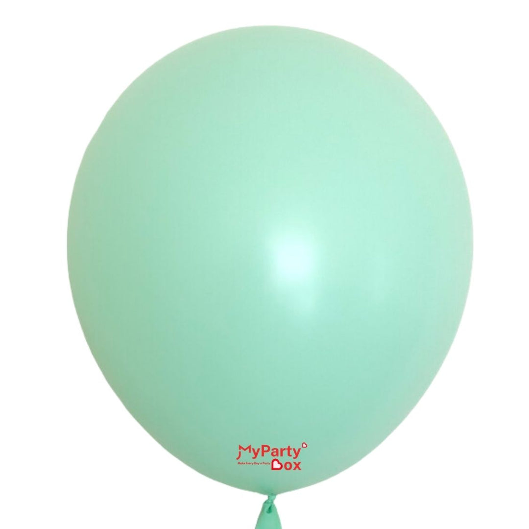 Sempertex Pastel Matte Green Latex Balloons Large Size 18"(45cm)