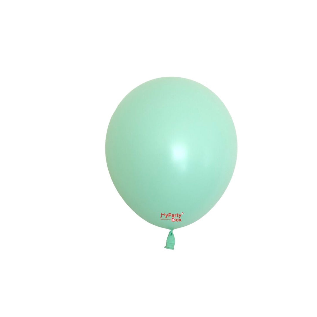 Sempertex Pastel Matte Green Latex Balloons Mini Size 5"(12cm)