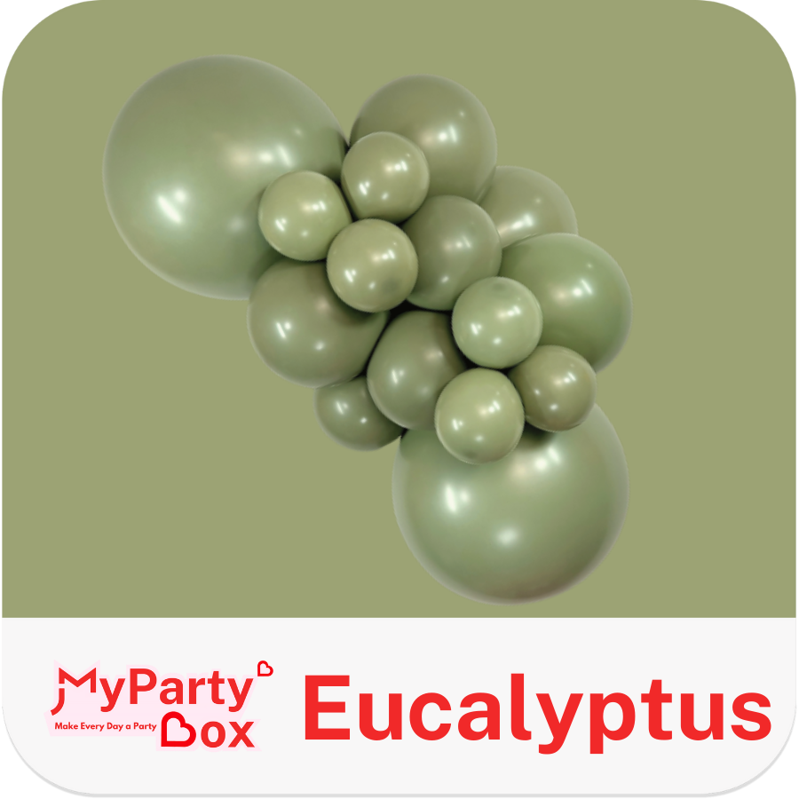 Sempertex Eucalyptus Latex Balloon Cluster