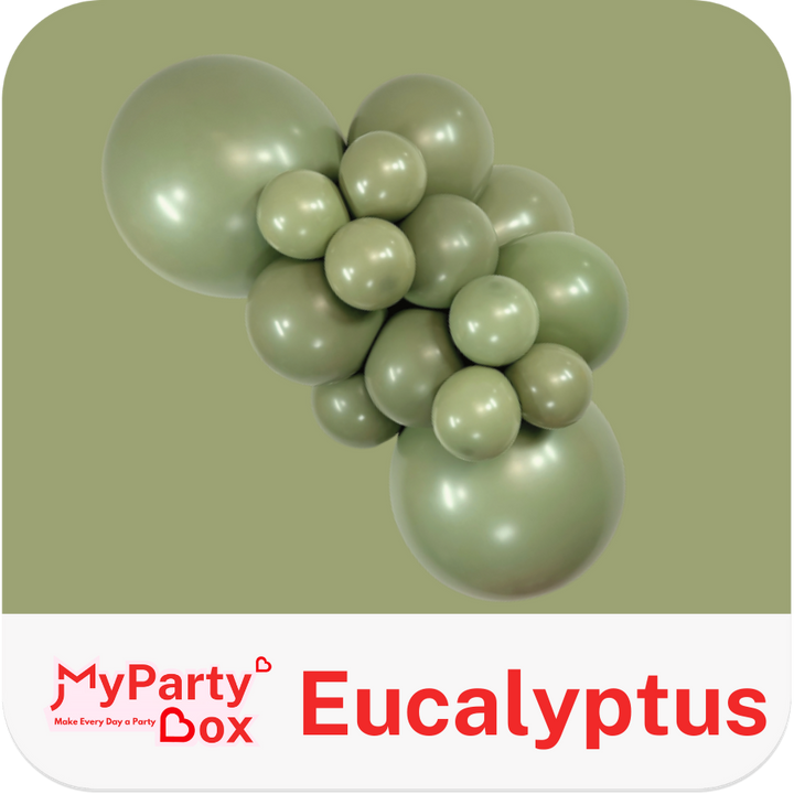 Sempertex Eucalyptus Latex Balloon Cluster