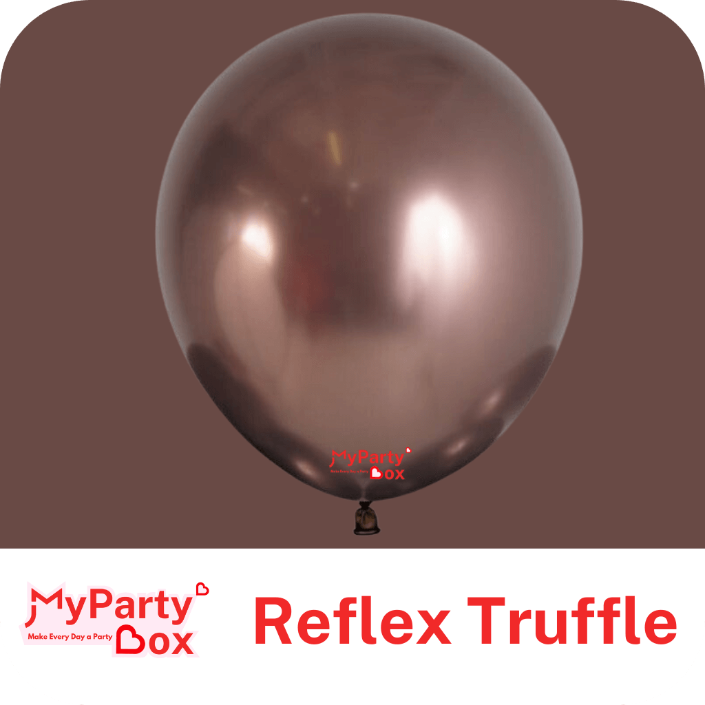 12" (30cm) Reflex Truffle Regular Latex Balloon