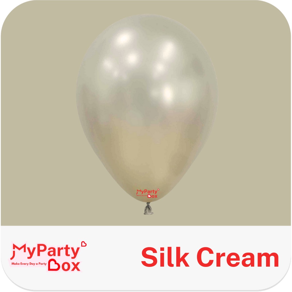 Sempertex Silk Cream Latex Balloon Color Chart