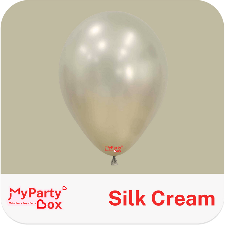 Sempertex Silk Cream Latex Balloon Color Chart