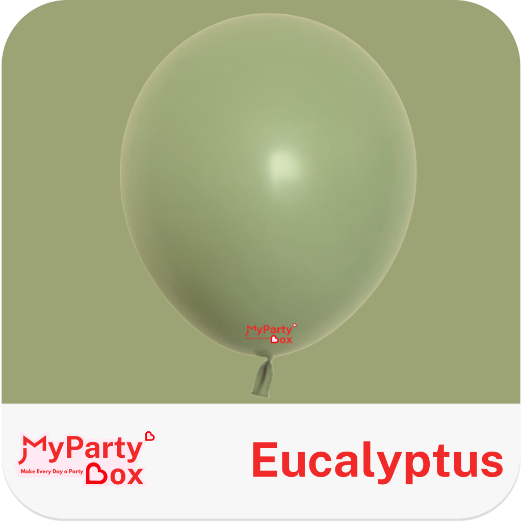 Sempertex Eucalyptus Latex Balloon Color Chart
