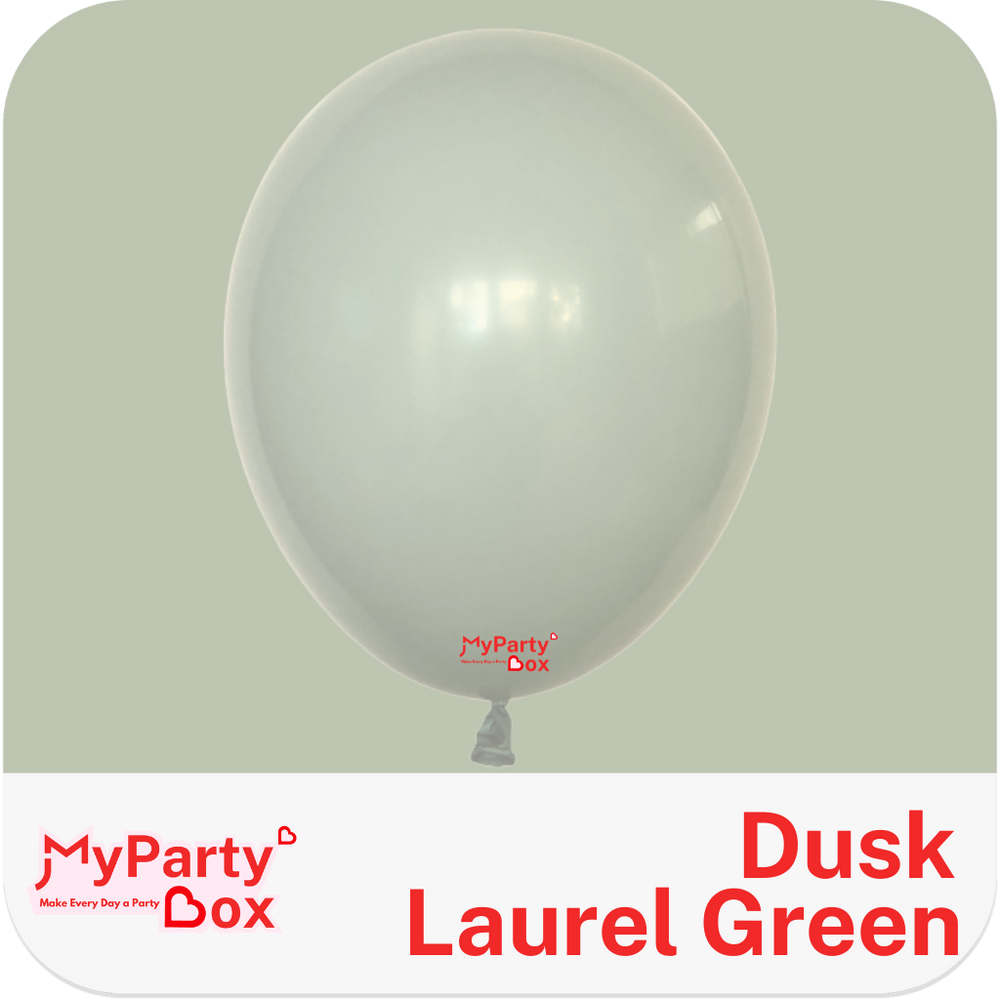 Sempertex Dusk Laurel Green Latex Balloon Color Chart