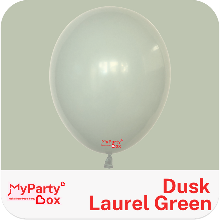 Sempertex Dusk Laurel Green Latex Balloon Color Chart