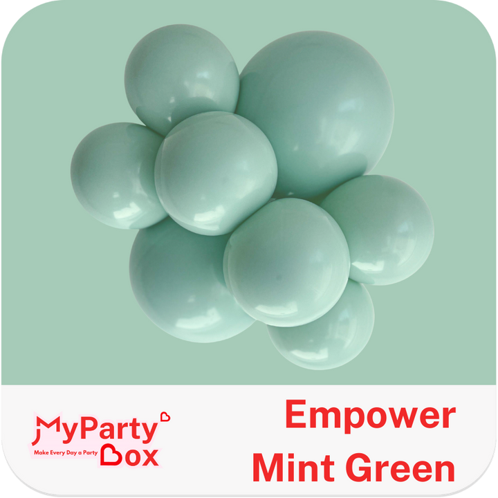 Tuftex Empower Mint Green Latex Balloon Cluster
