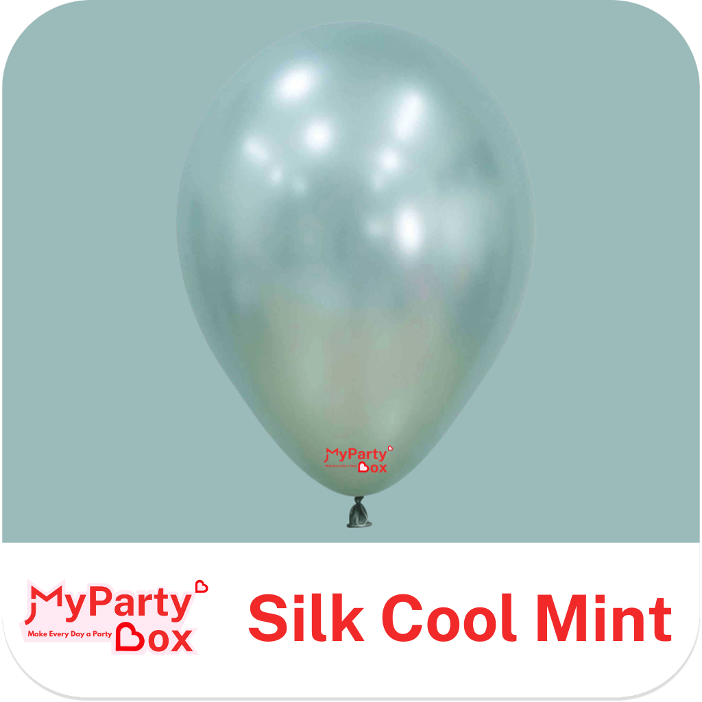 Sempertex Silk Cool Mint Latex Balloon Color Chart
