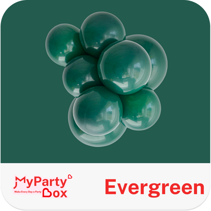 Tuftex Evergreen Latex Balloon Cluster