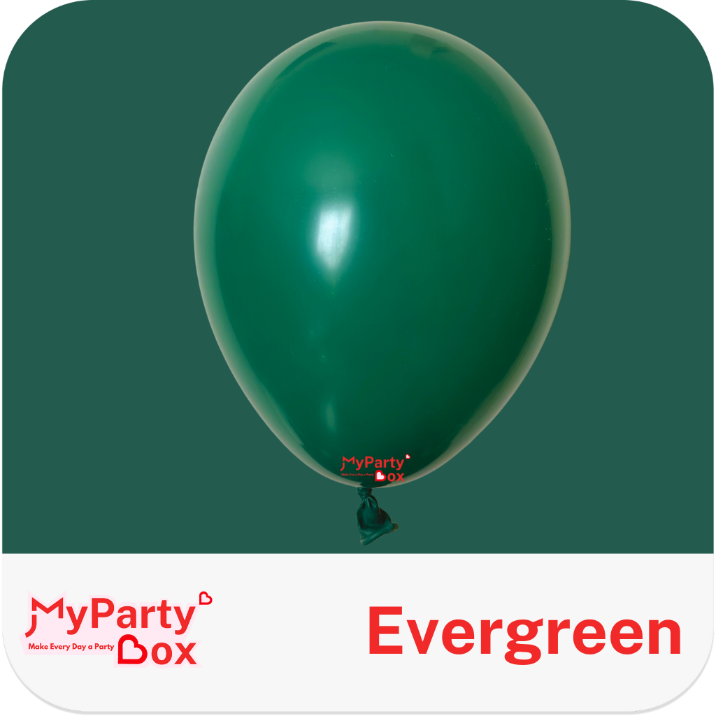 Tuftex Evergreen Latex Balloon Color Chart