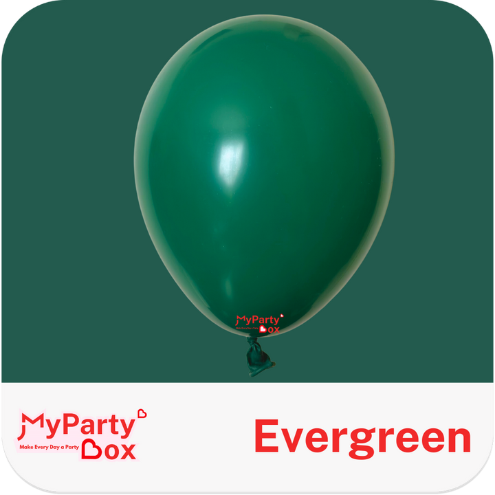 Tuftex Evergreen Latex Balloon Color Chart