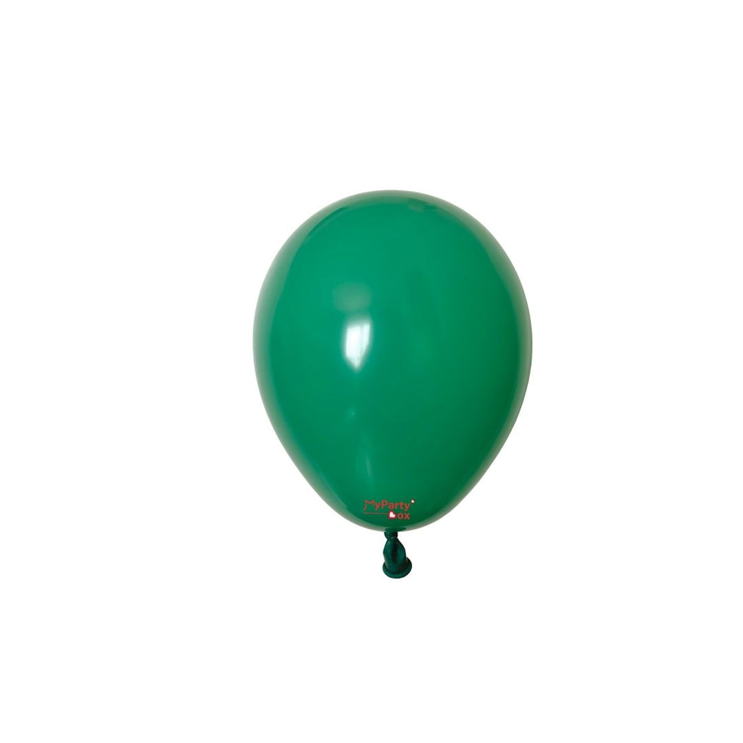 Sempertex Forest Green Latex Balloon Mini Size 5"(12cm)