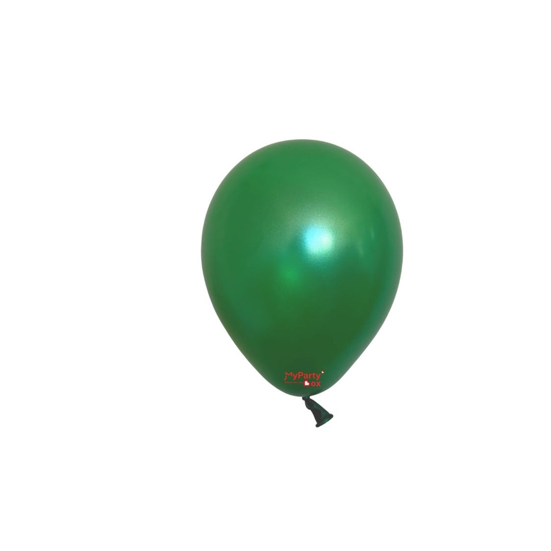 Sempertex Metallic Green Latex Balloon Mini Size 5"(12cm)