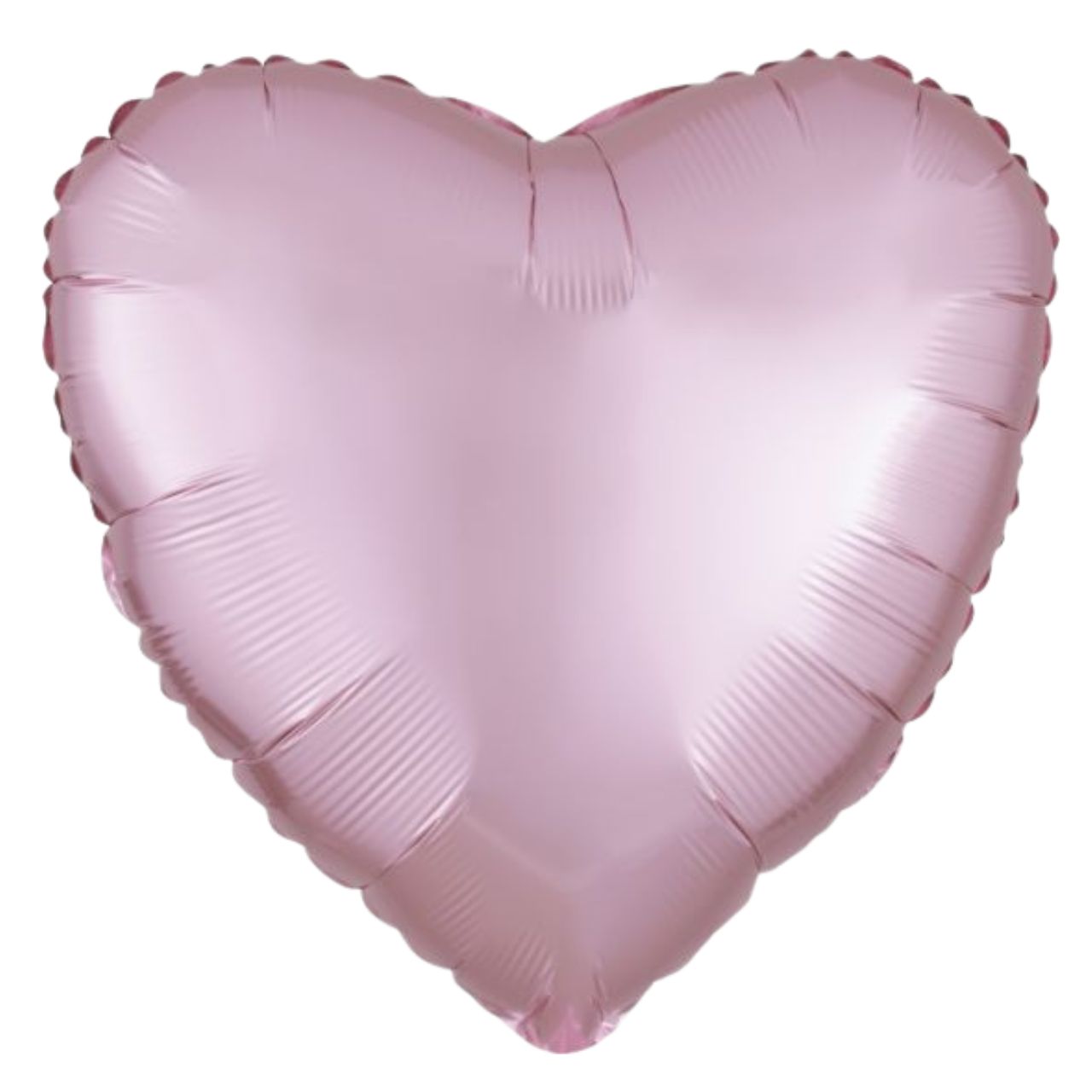 Satin Luxe Pastel Pink Heart Foil Balloon