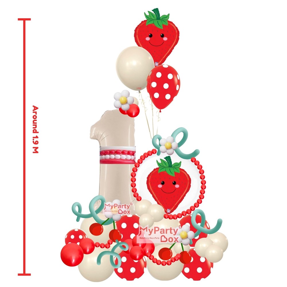 Very berry balloon bouquet