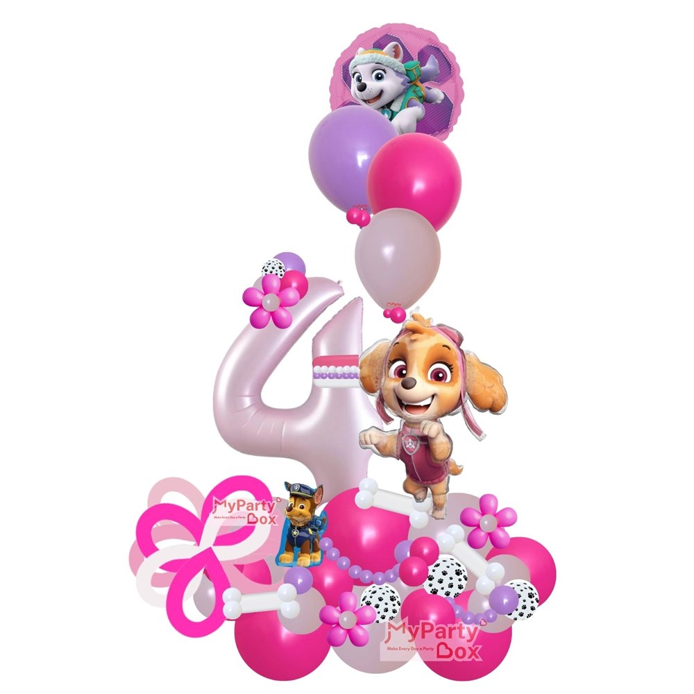 Paw Patrol - skype Balloon Bouquet