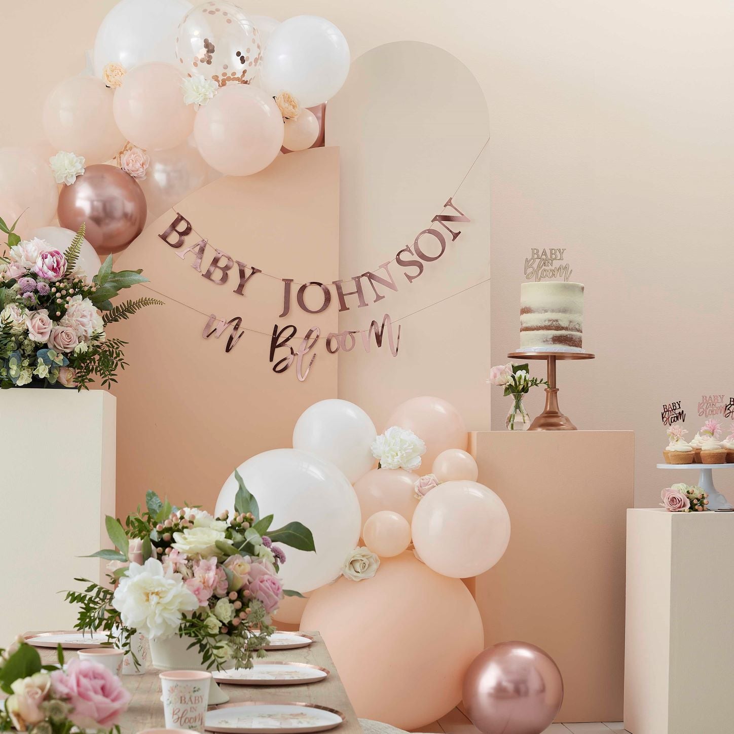 Blooming baby shower