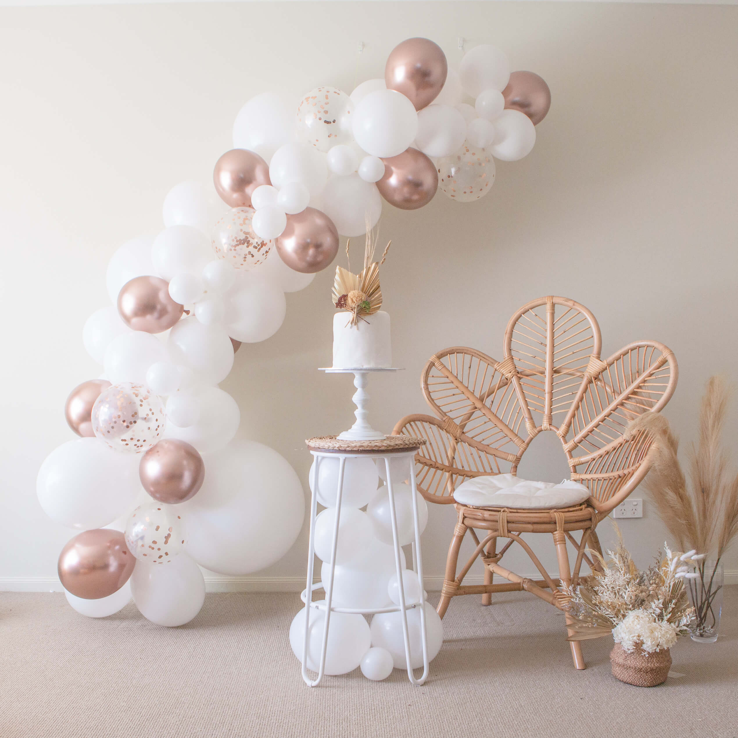 Rose Gold Basic Rose Gold Colour Party Supplies – Mypartybox.co.nz