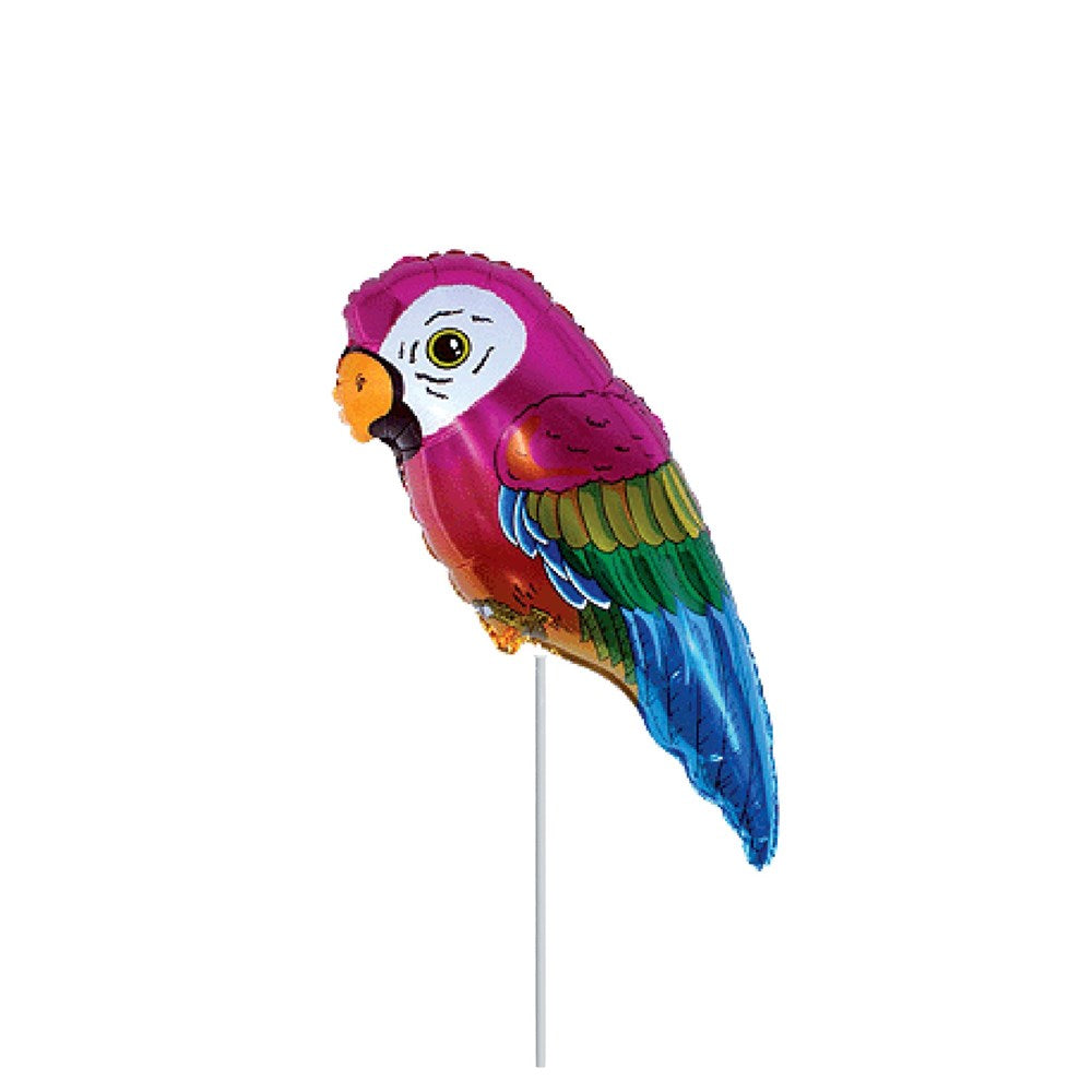 Parrot Mini Foil Balloon  (Air-filled)
