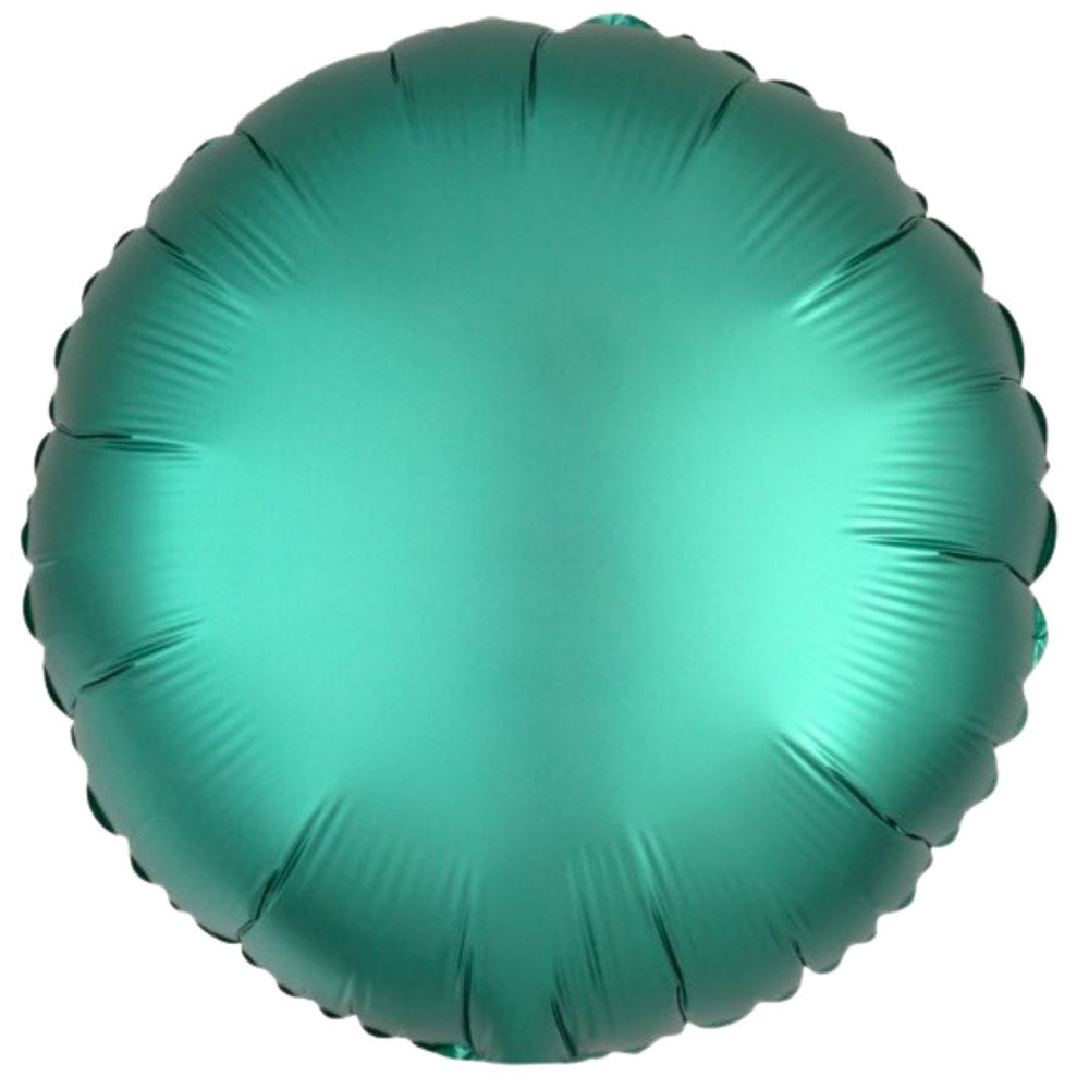 Satin Jade Foil Round Balloon 
