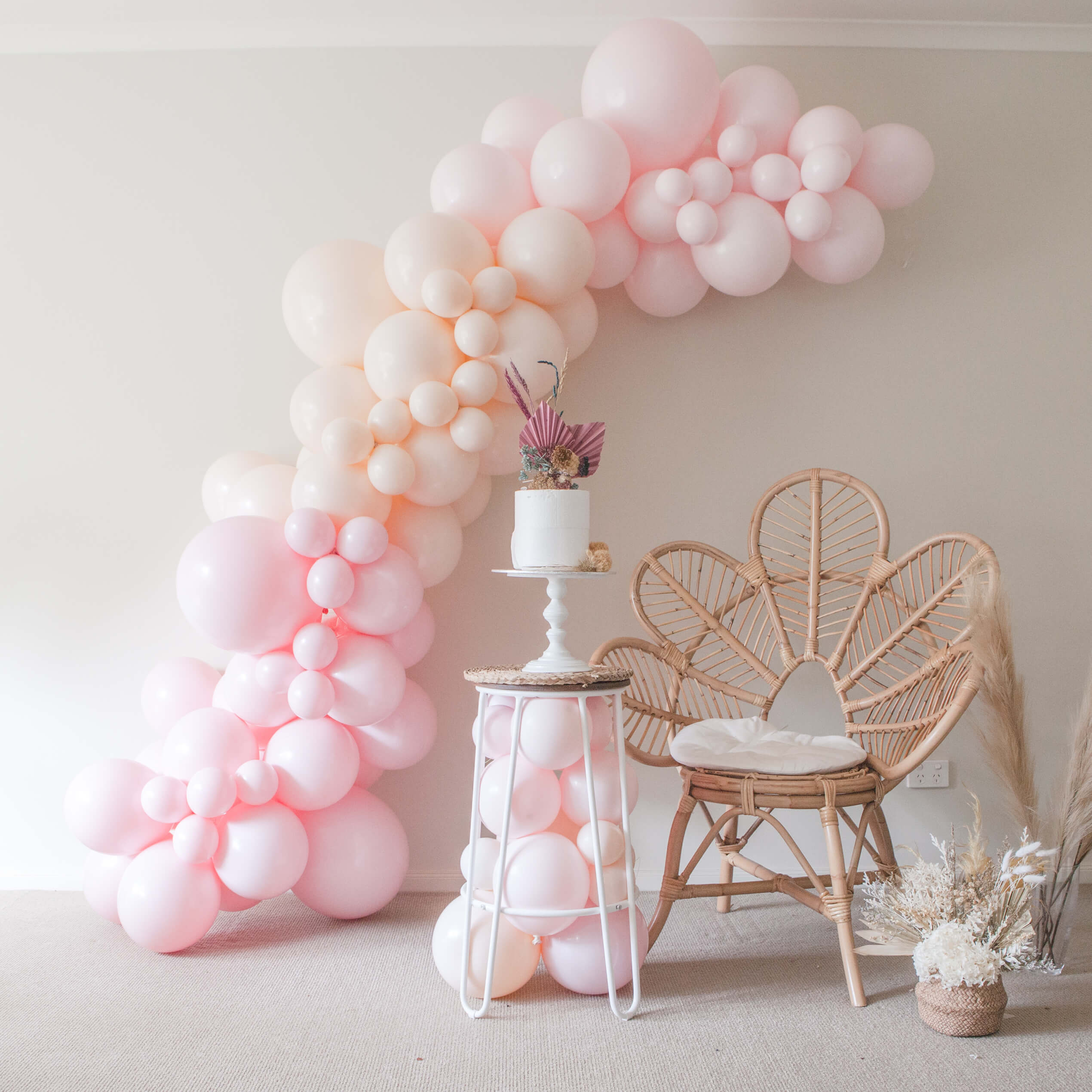 Luxe Princess Pink Balloon Garland DIY Kit