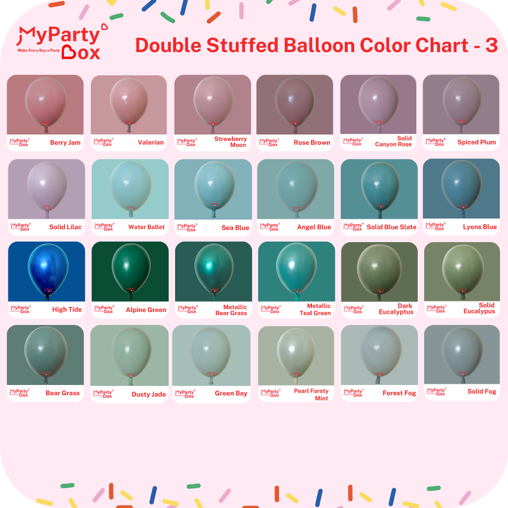 Custom Color DIY Balloon Garland Kit - Partial Double Stuffed
