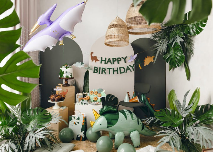 Triceratops Standing Foil balloon