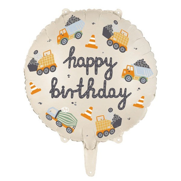 Construction Vehicles Foil balloon
