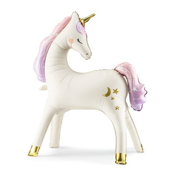 Standing Unicorn Foil Balloon (Air-Filled)