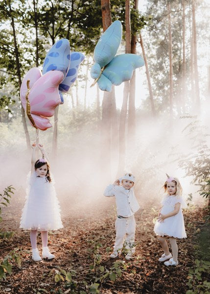 Blue Butterfly Foil Balloon