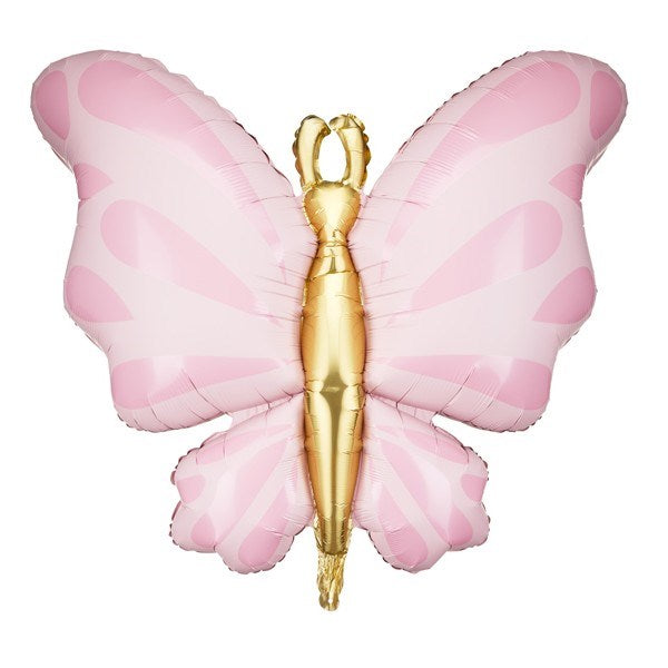 Pink Butterfly Foil Balloon