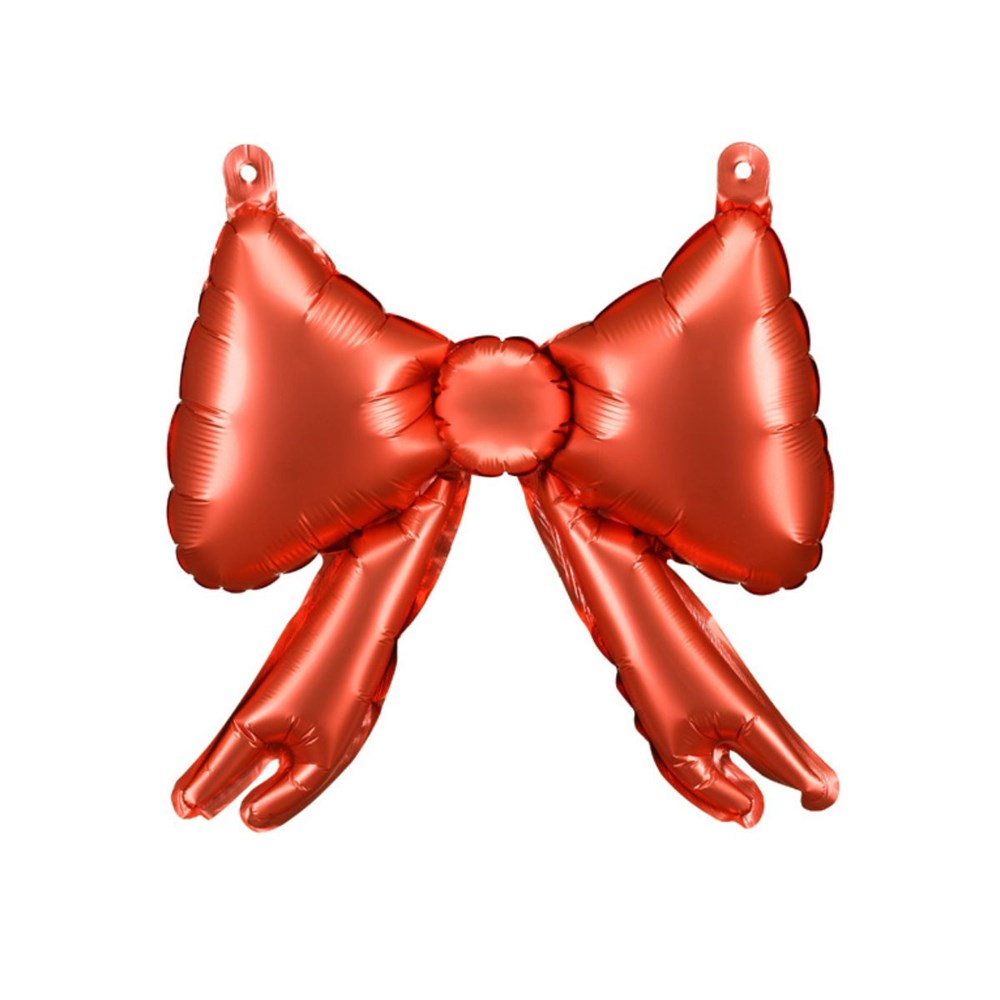 Mini Red Bows Air-Filled Foil Balloon (PK 5)
