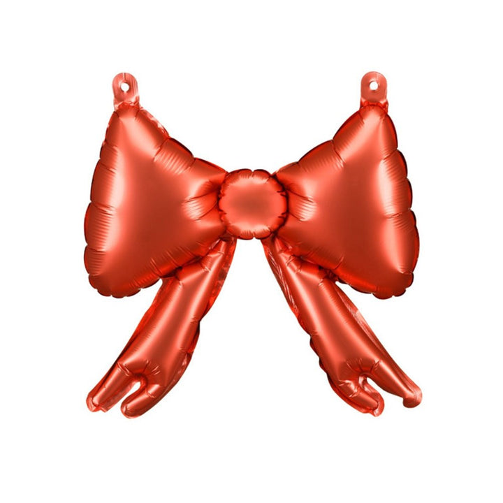 Mini Red Bows Air-Filled Foil Balloon (PK 5)