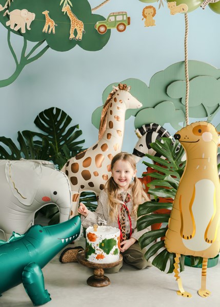 Standing Crocodile Foil Balloon